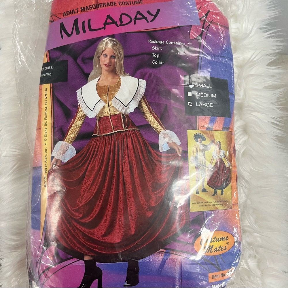 Milady Adult Masquerade Costume NEW renaissance festival L